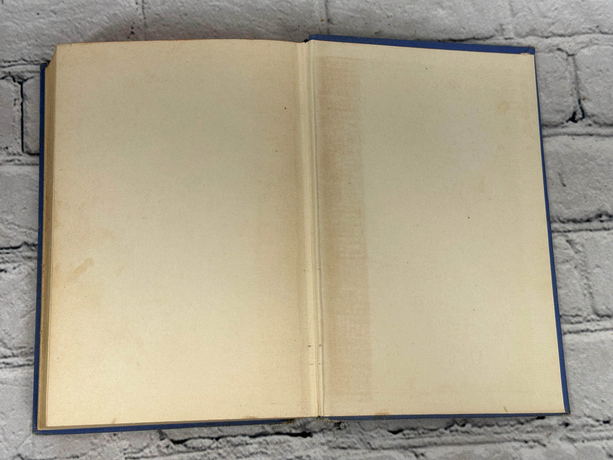 The Beloved Stranger by Grace Livingston Hill, Grosset & Dunlap hardcover - rear endpapers