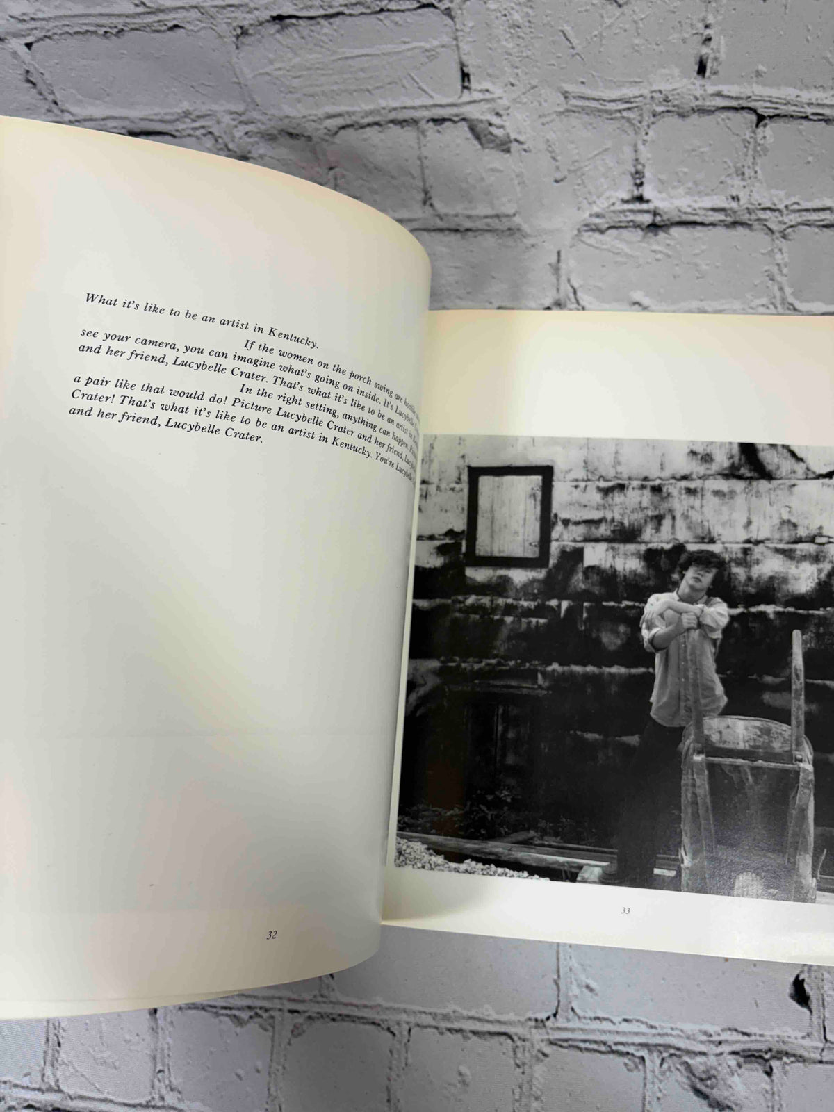 Ralph Eugene Meatyard: An Aperture Monograph, 1974 Aperture paperback - text and photograph pages 32-33