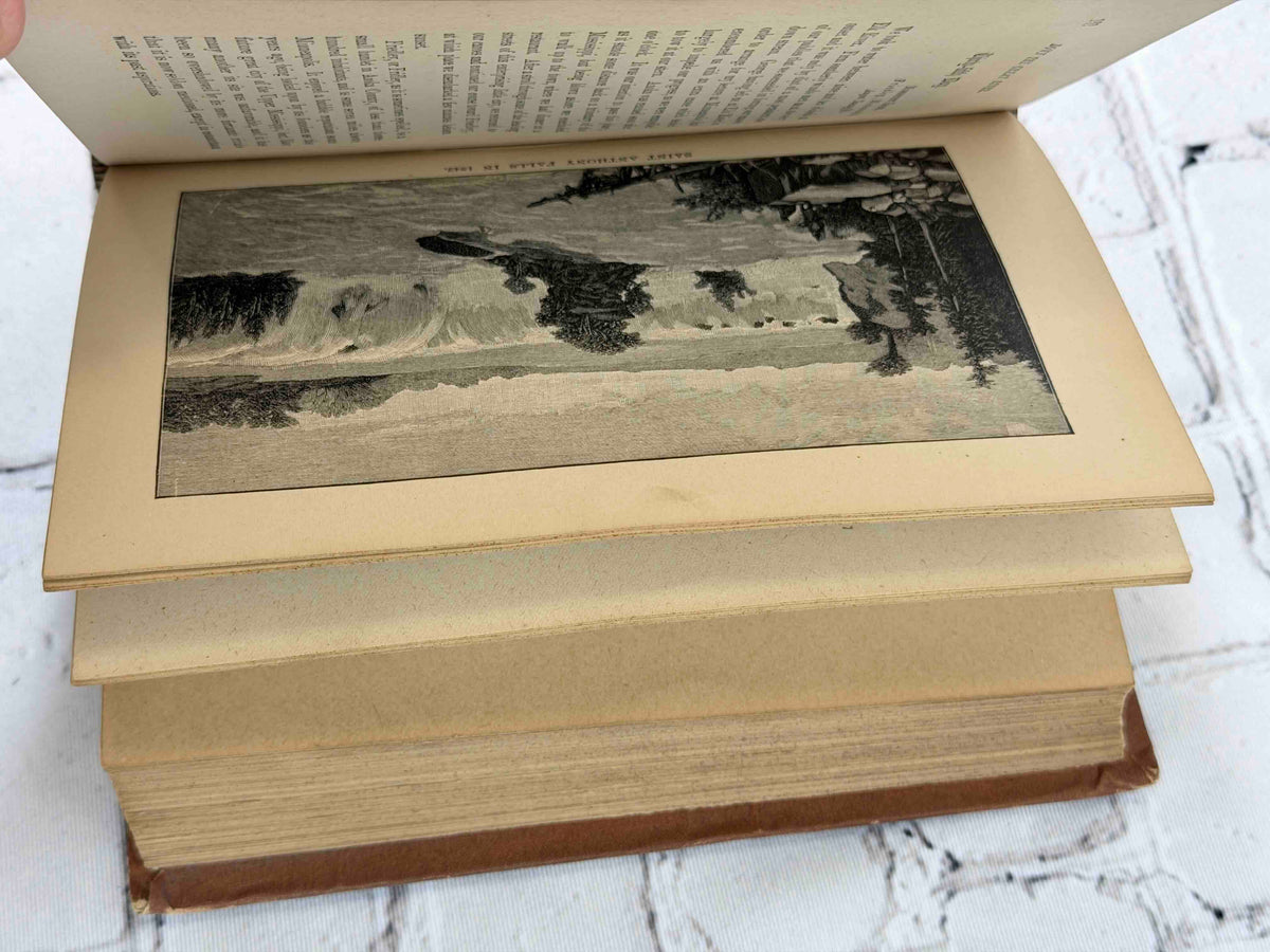 Down the Great River by Willard Glazier, 1888 Hubbard Brothers hardcover - plate