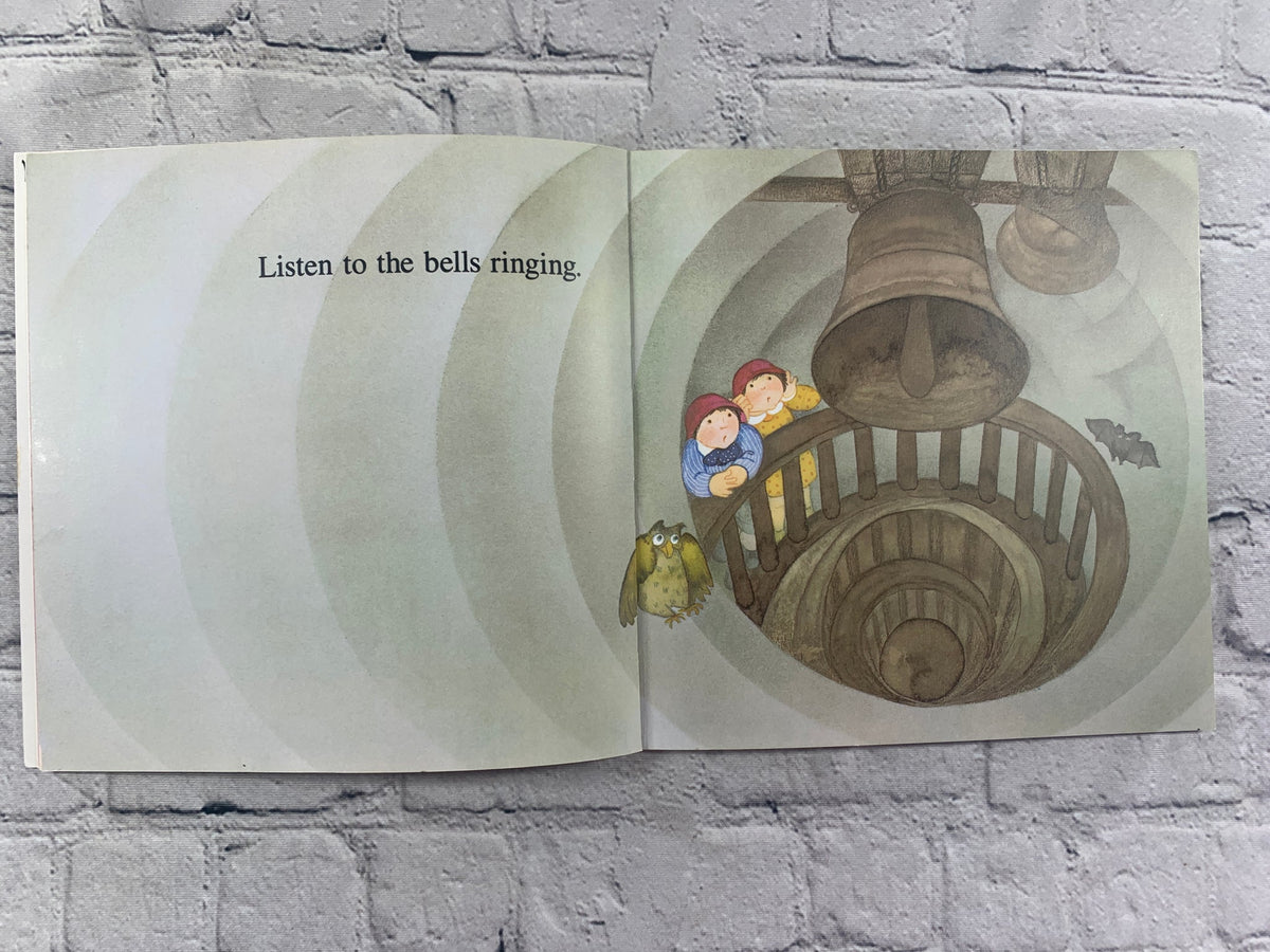 The Five Senses: Hearing by María Rius, Barron's paperback - interior pages