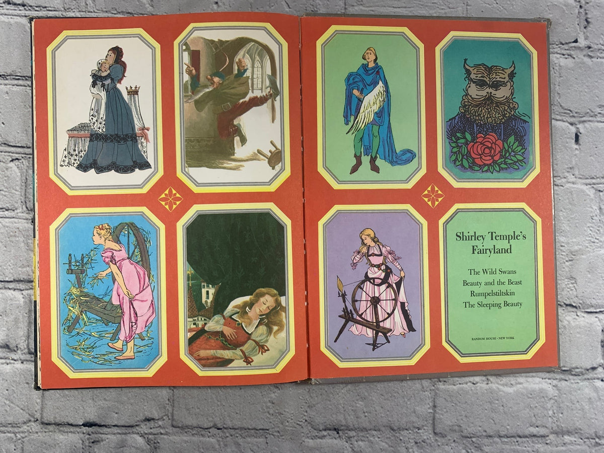 Shirley Temple's Fairyland, 1958 Random House hardcover - rear endpapers