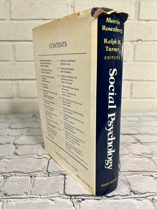 Social Psychology: Sociological Perspectives by Rosenberg & Turner