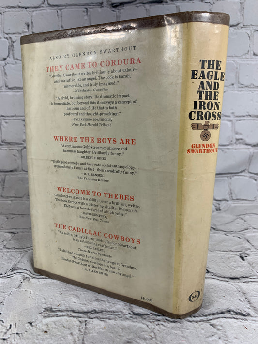 The Eagle and the Iron Cross by Glendon Swarthout, 1966 NAL first printing - dust jacket rear and spine