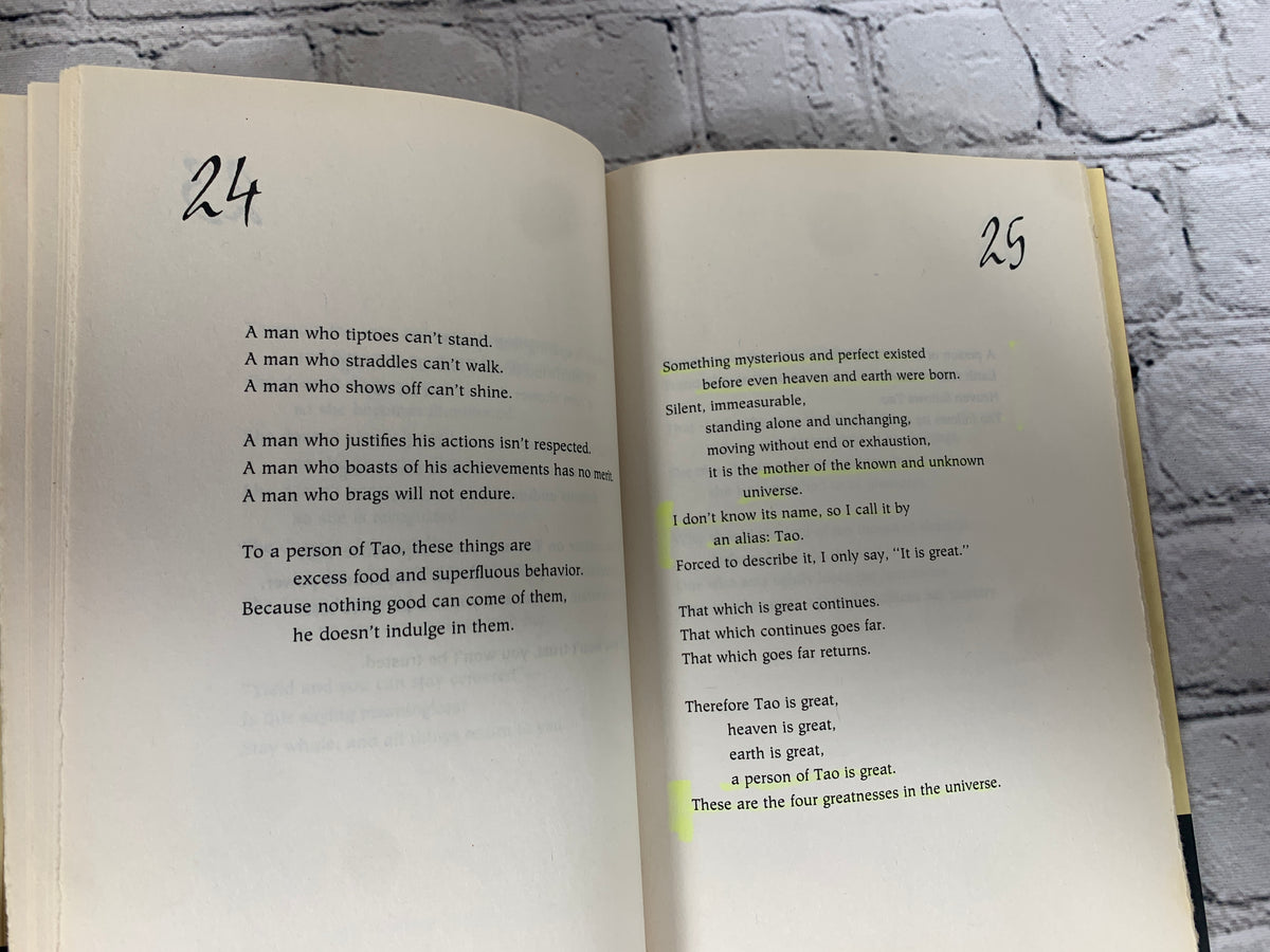 The Tao Te Ching of Lao Tzu, translated by Brian Browne Walker, St. Martin's Griffin paperback - text pages