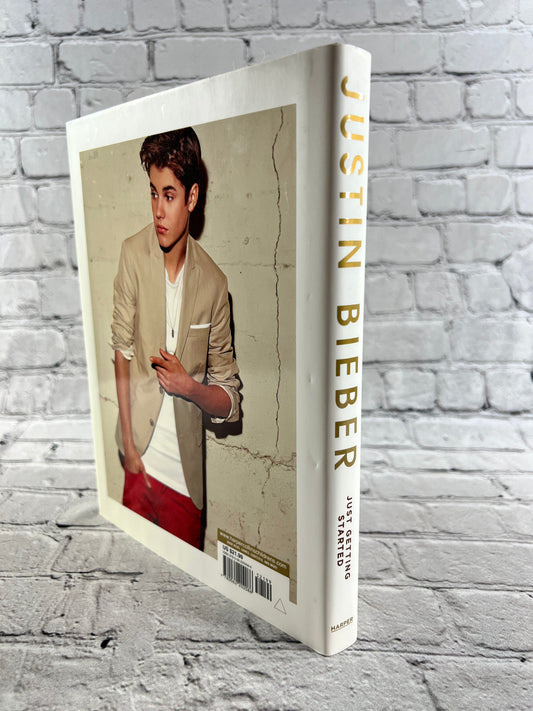 Justin Bieber: Just Getting Started, 2012 HarperCollins hardcover - spine and dust jacket
