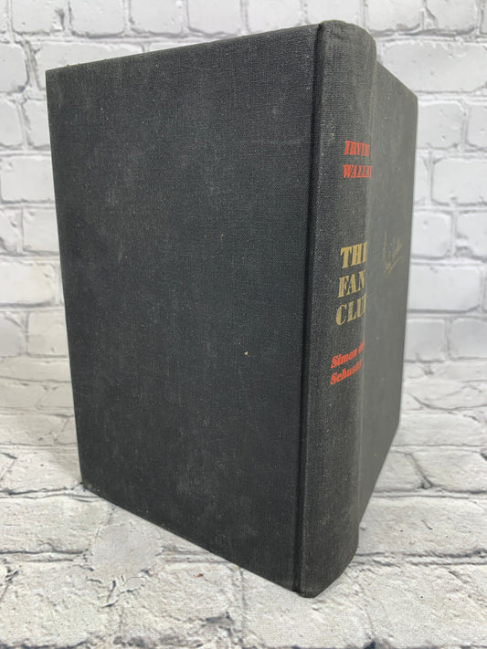 The Fan Club by Irving Wallace, 1974 Simon and Schuster hardcover - spine