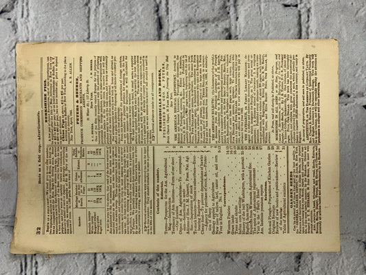 The American Agriculturist (No. 1, Vol. 1, April 1842) Reprint