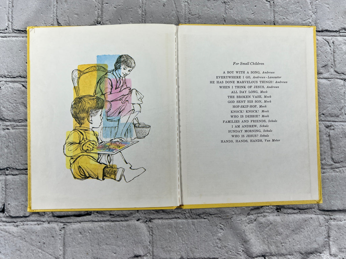 Who Is Jesus? by Florence Schulz, 1965 - rear pages