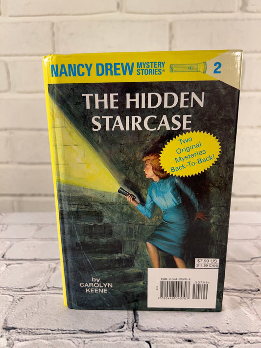 Nancy Drew #1 & #2: The Secret of the Old Clock / The Hidden Staircase by Carolyn Keene, 2002 Grosset & Dunlap hardcover - photo 2