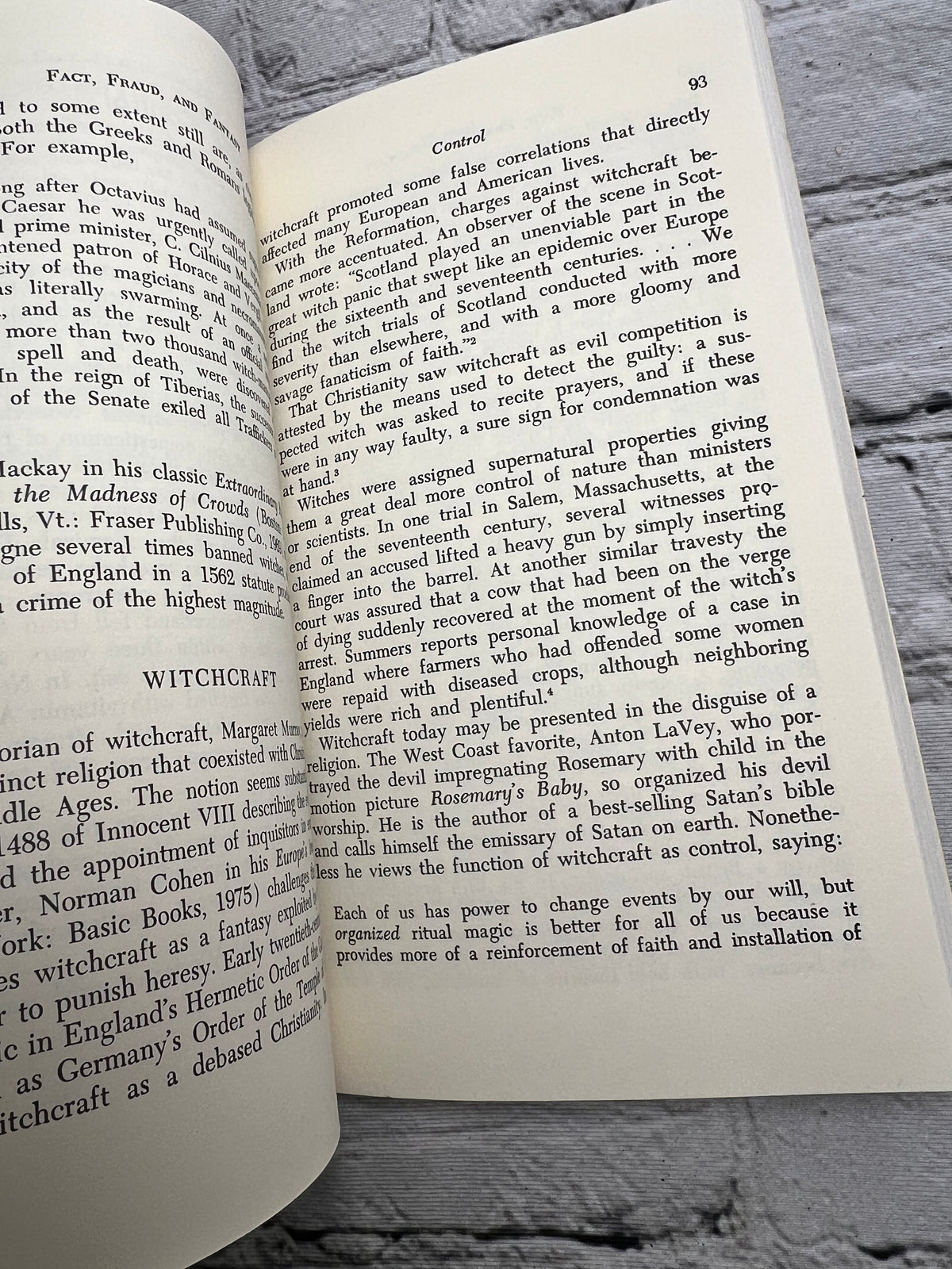 Fact, Fraud, and Fantasy by Morris Goran, 1980 Littlefield, Adams paperback - text pages