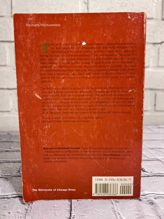 Becoming a Psychotherapist: A Clinical Primer by Rosemary Marshall Balsam, Alan Balsam
