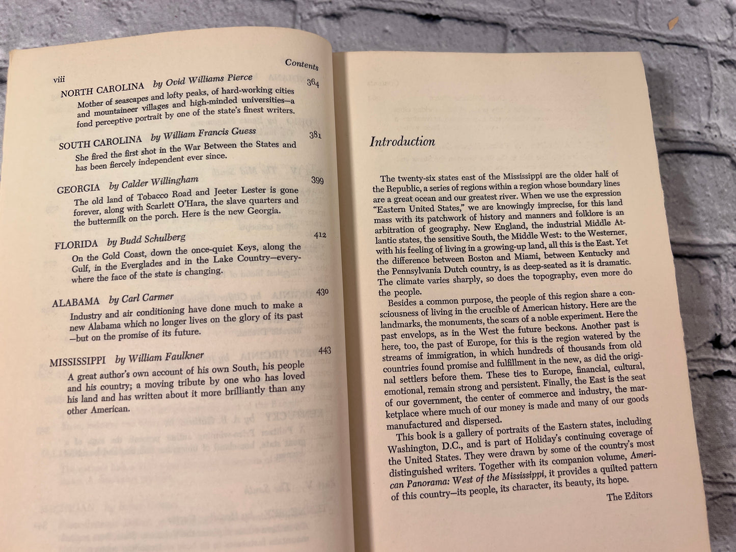 American Panarama: East of the Mississippi - A Holiday Magazine Book