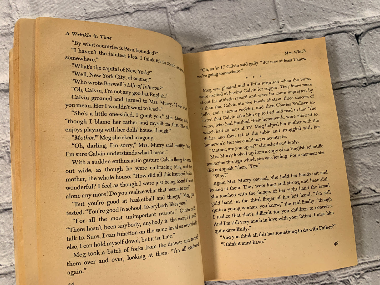 A Wrinkle in Time