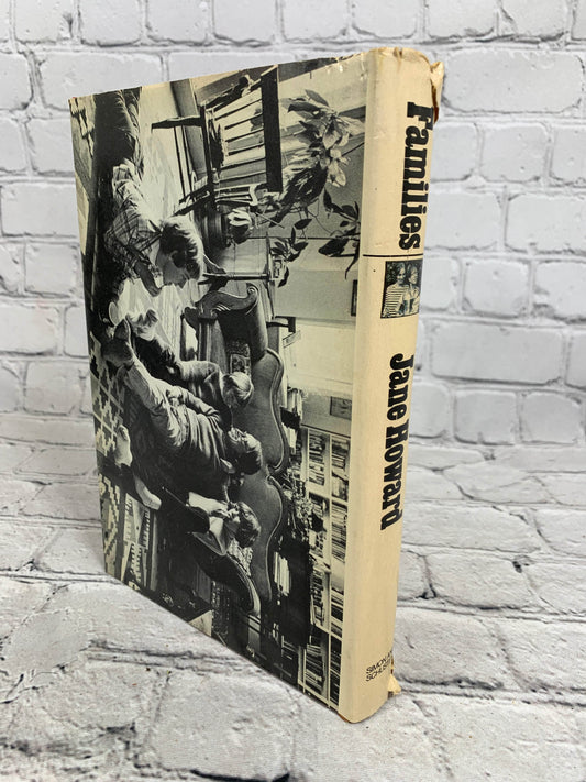 Families by Jane Howard, 1978 Simon and Schuster hardcover - dust jacket back and spine