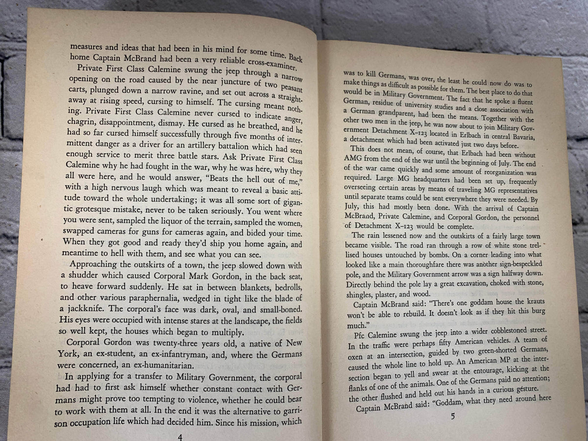 Straw to Make Brick by Alan Marcus, 1948 Little, Brown first edition - interior pages