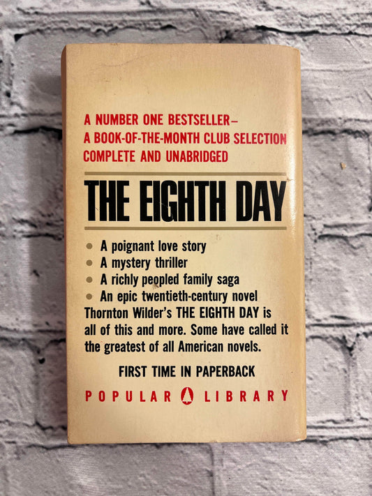Flipped Pages The Eighth Day by Thornton Wilder