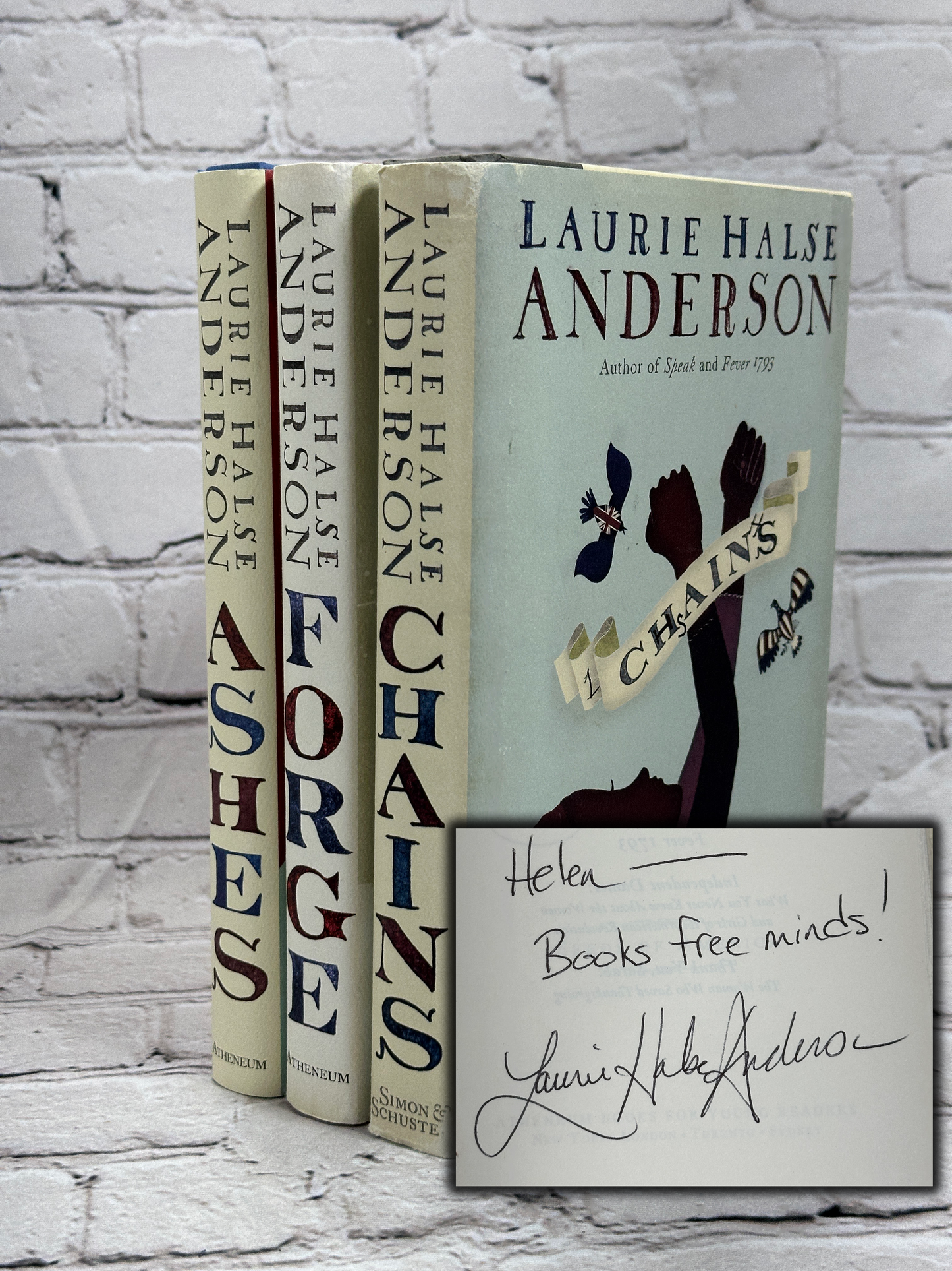 The Seeds of America Trilogy by Laurie Halse Anderson [Set of 3 · Signed]