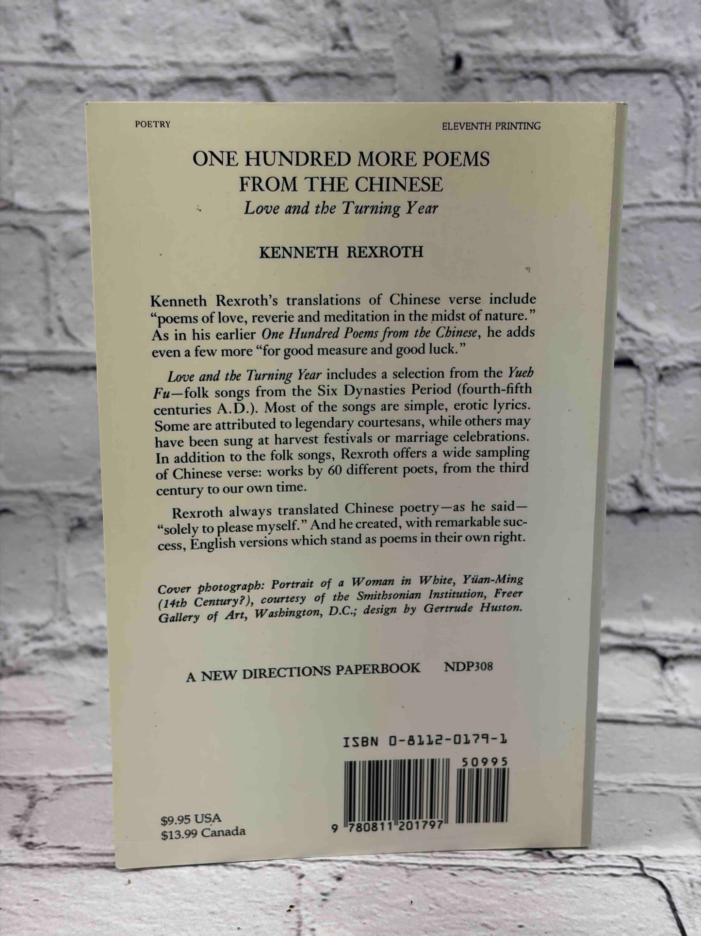 One Hundred More Poems from the Chinese: Love and the Turning Year