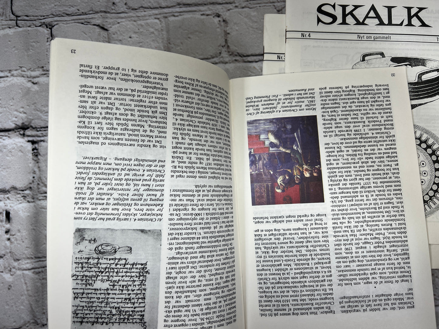 SKALK 1-6 + særnummer 1992 [Danish Language · Denmark History Cultural · Lot of 7]
