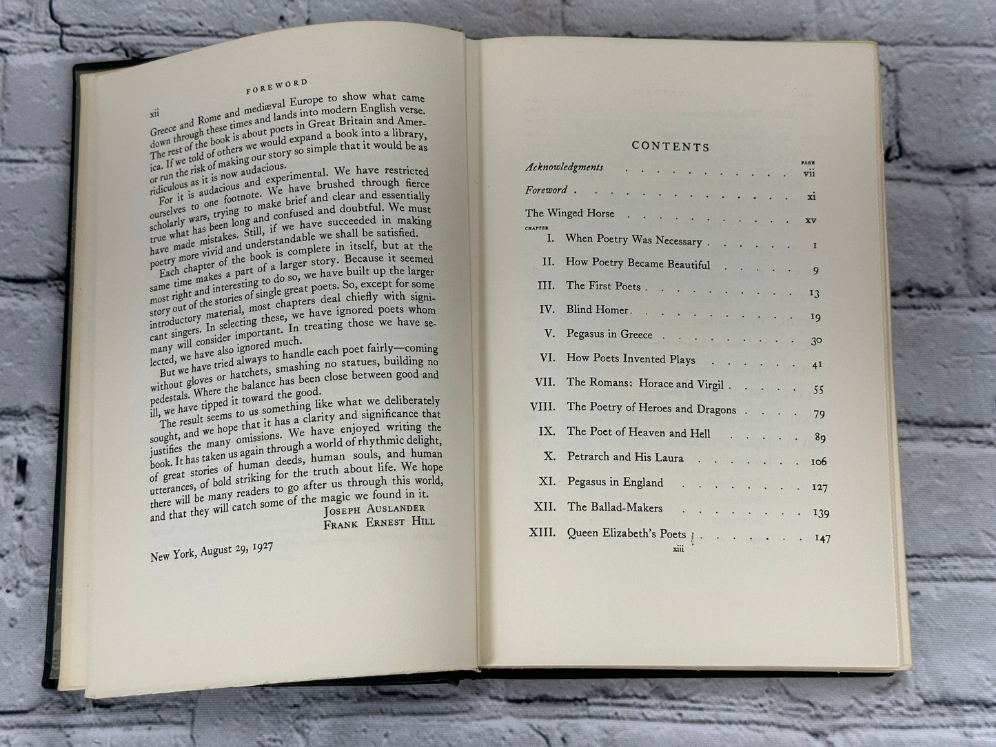 The Winged Horse by Joseph Auslander [1st Edition · Doubleday · 1927]