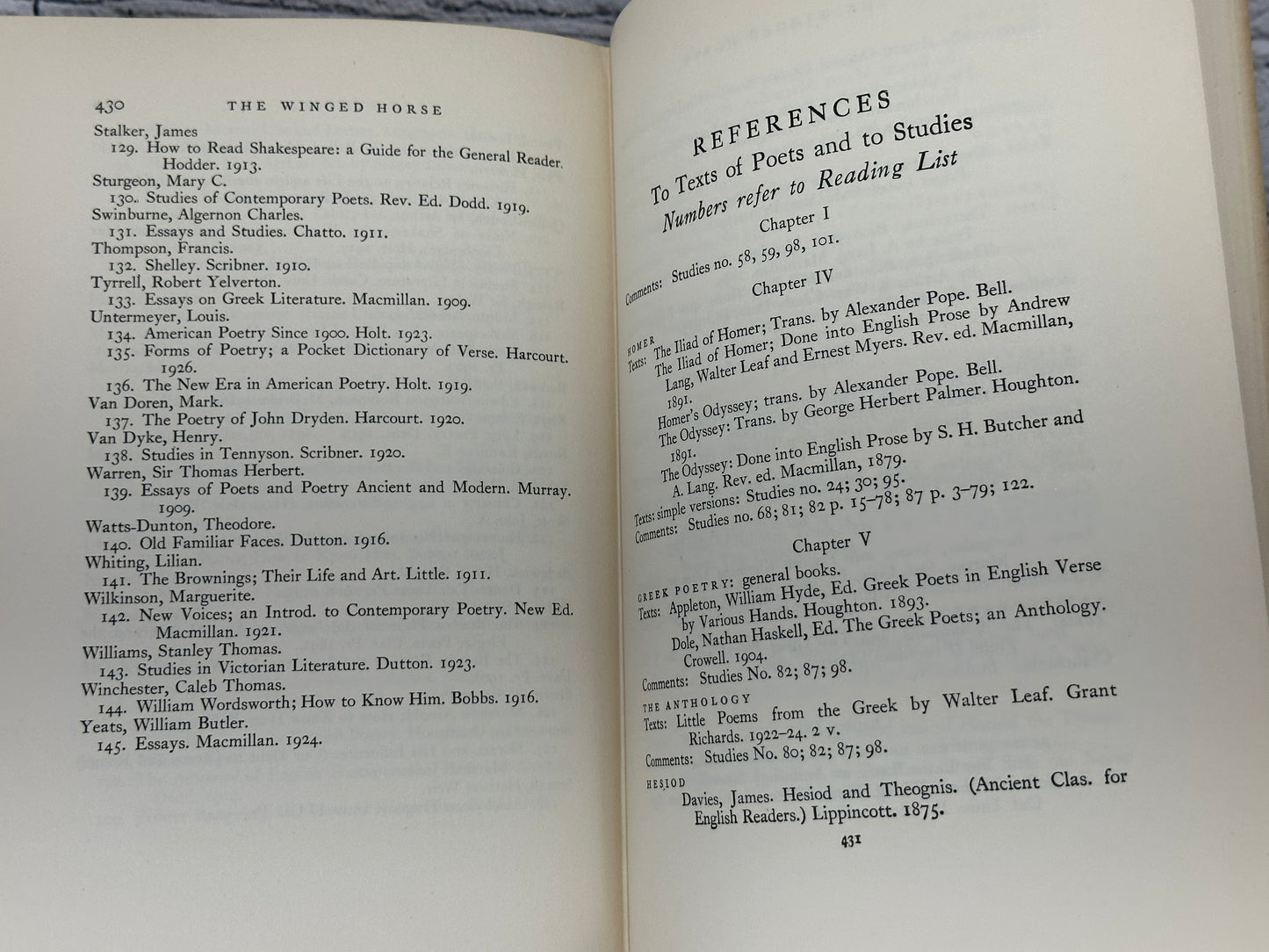 The Winged Horse by Joseph Auslander [1st Edition · Doubleday · 1927]