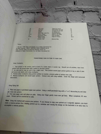 Wilton Pattern Book for the 1996 Yearbook