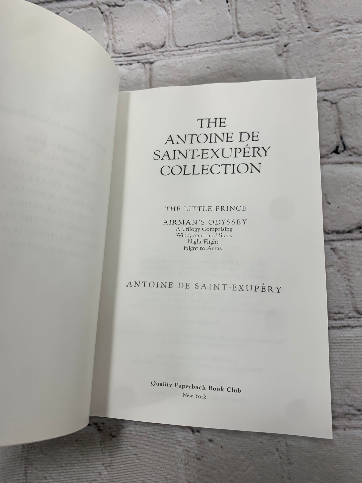 The Little Prince Airman's Odyssey [Antoine De Saint-Exupery Collection [2007]