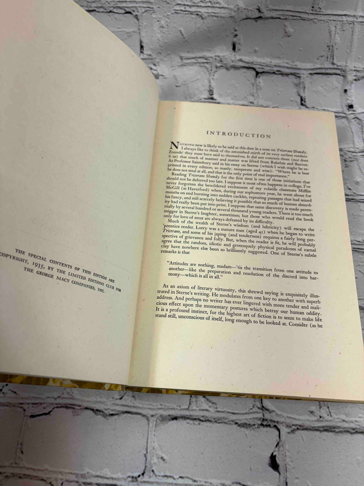 Life and opinions of Tristram Shandy