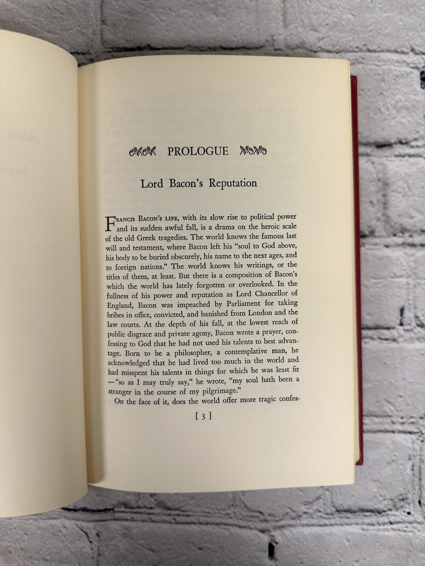 Francis Bacon : The Temper of a Man by Catherine Drinker Bowen [1973 · First Ed]