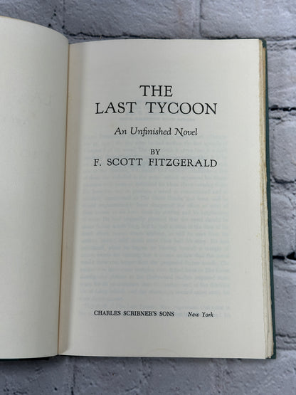 F. Scott Fitzgerald The Last Tycoon [Book Club Edition · 1969]