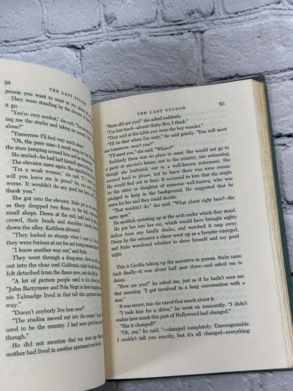 F. Scott Fitzgerald The Last Tycoon [Book Club Edition · 1969]