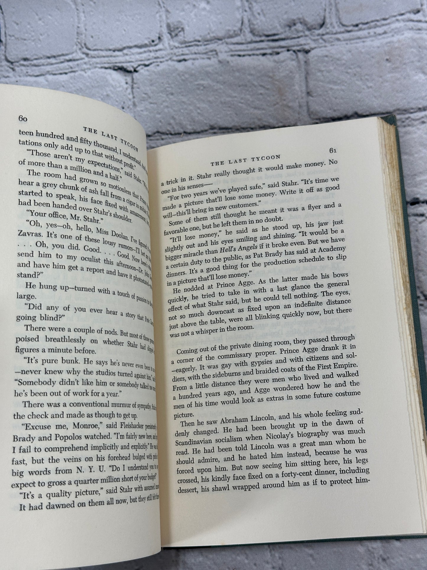 F. Scott Fitzgerald The Last Tycoon [Book Club Edition · 1969]