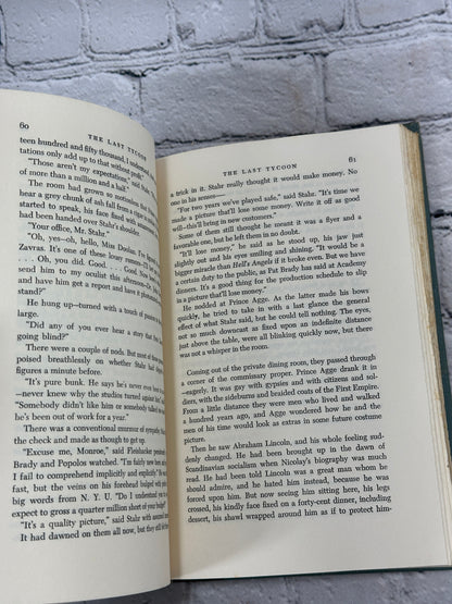 F. Scott Fitzgerald The Last Tycoon [Book Club Edition · 1969]