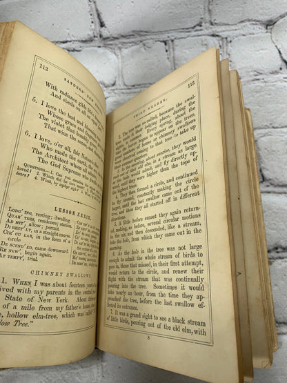 Sanders New Third Reader by Charles Sanders Series Of School Readers [1860]