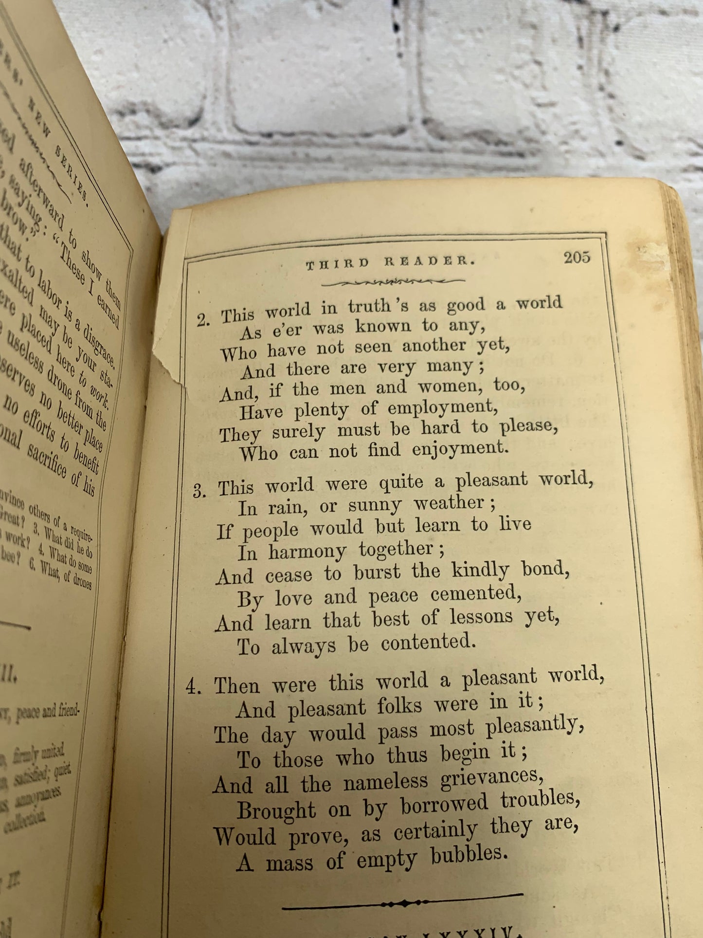 Sanders New Third Reader by Charles Sanders Series Of School Readers [1860]