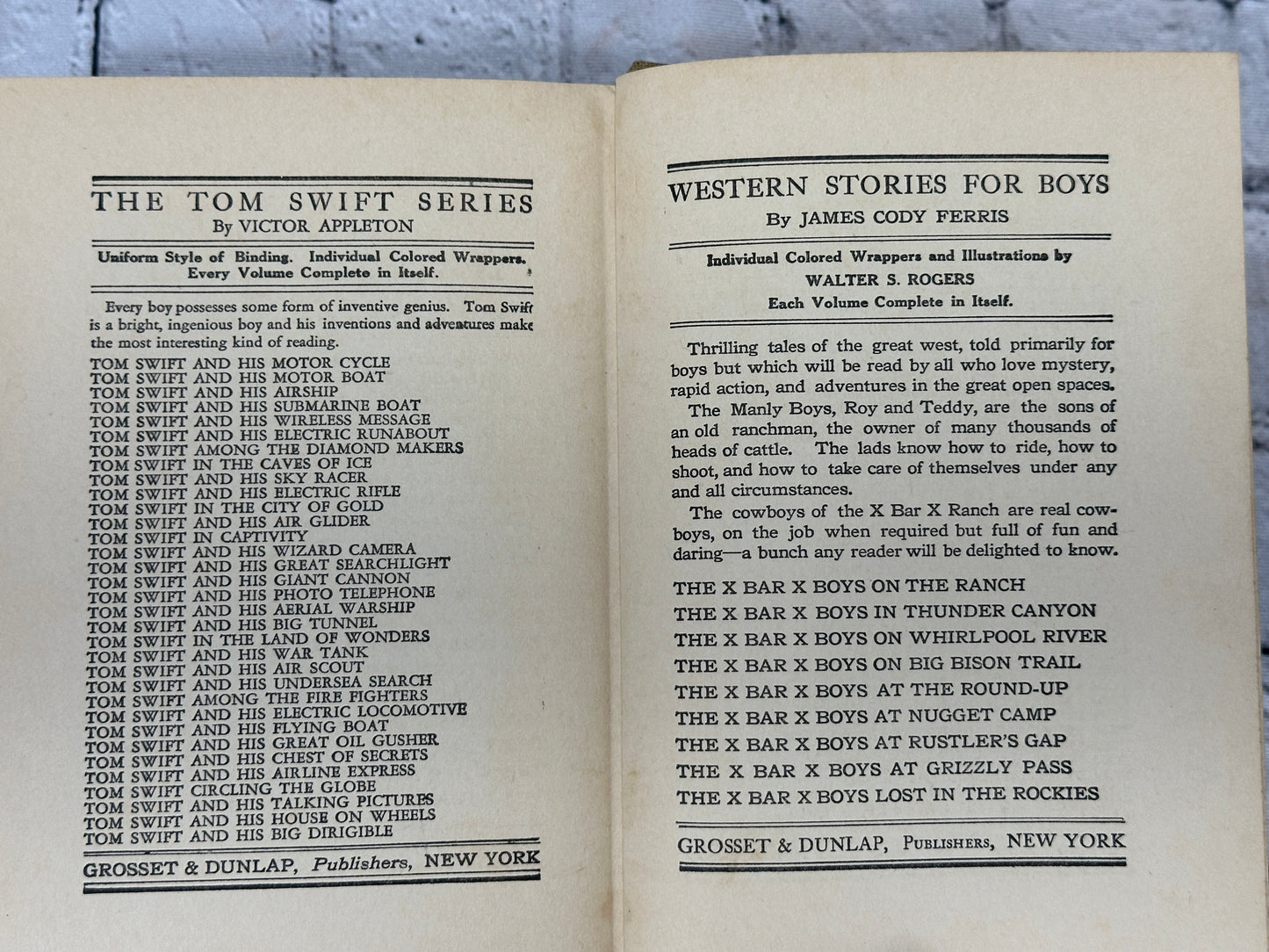 Tom Swift Circling the Globe by Victor Appleton [1927]