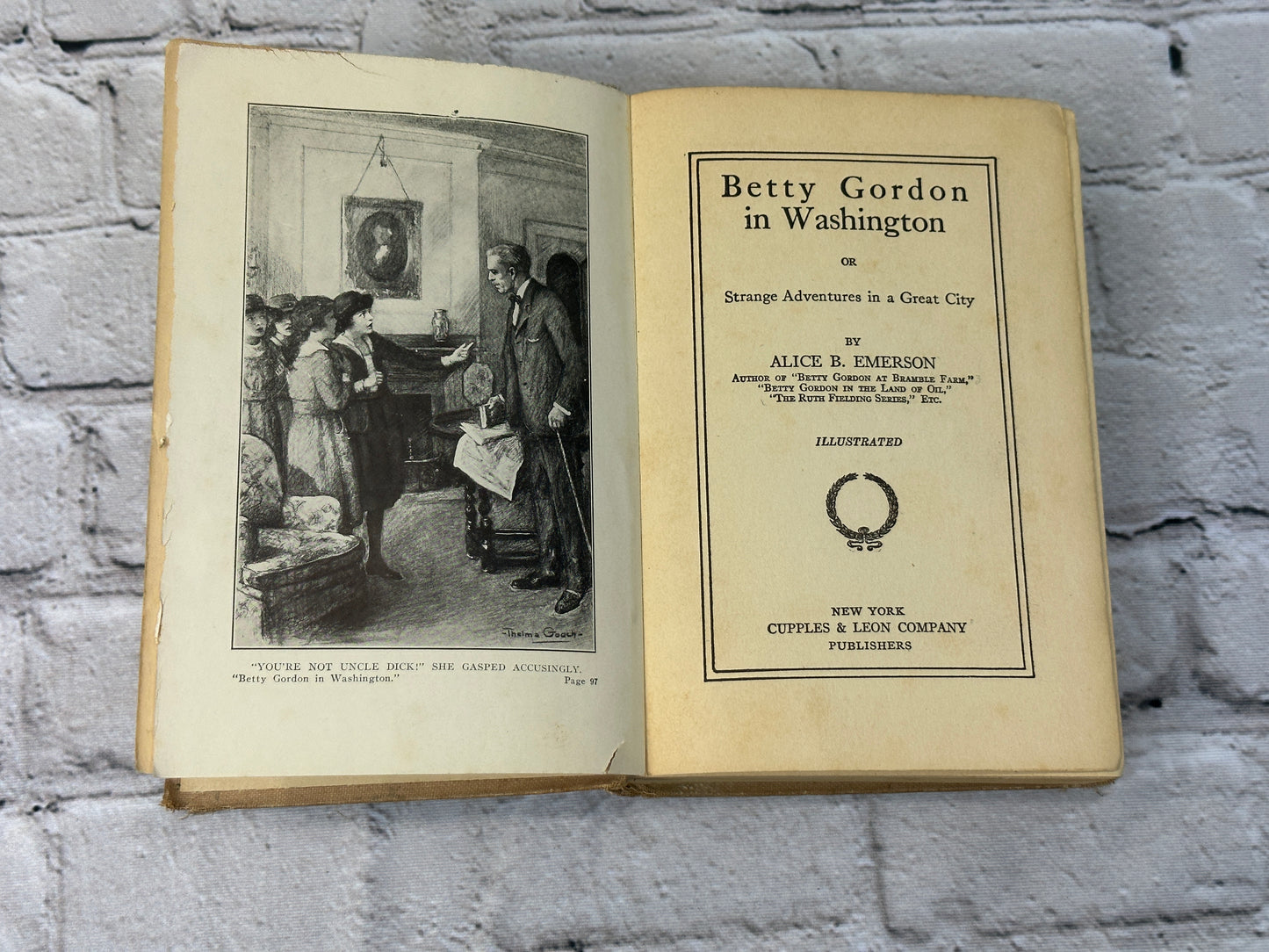 Betty Gordon in Washington by Ruth Fielding  [1920]