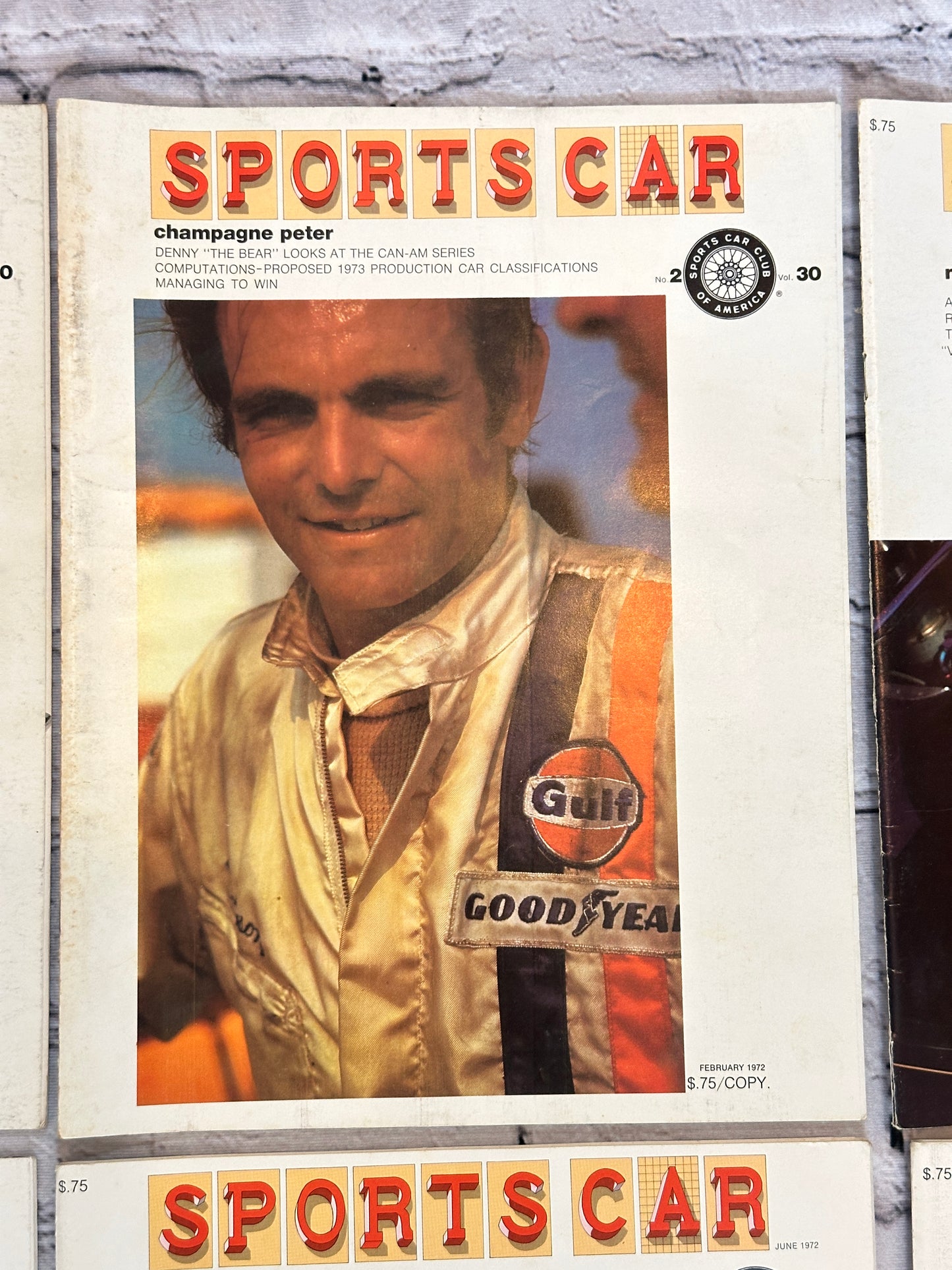 Sports Car Magazine 1972 Complete [12 issues · Sports Car Club of America]