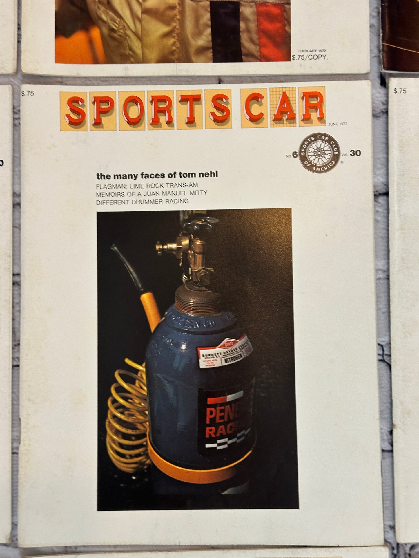 Sports Car Magazine 1972 Complete [12 issues · Sports Car Club of America]