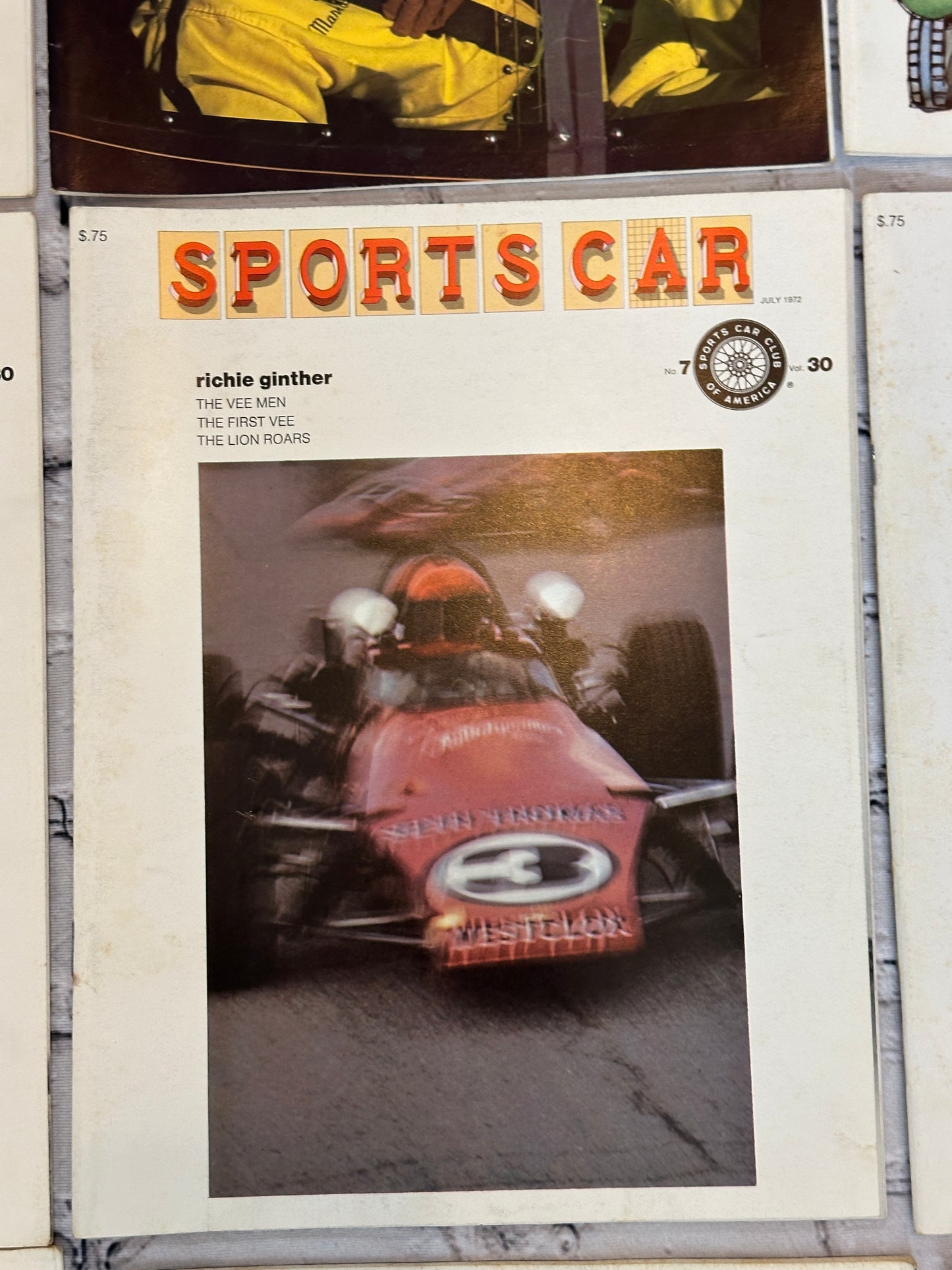 Sports Car Magazine 1972 Complete [12 issues · Sports Car Club of America]