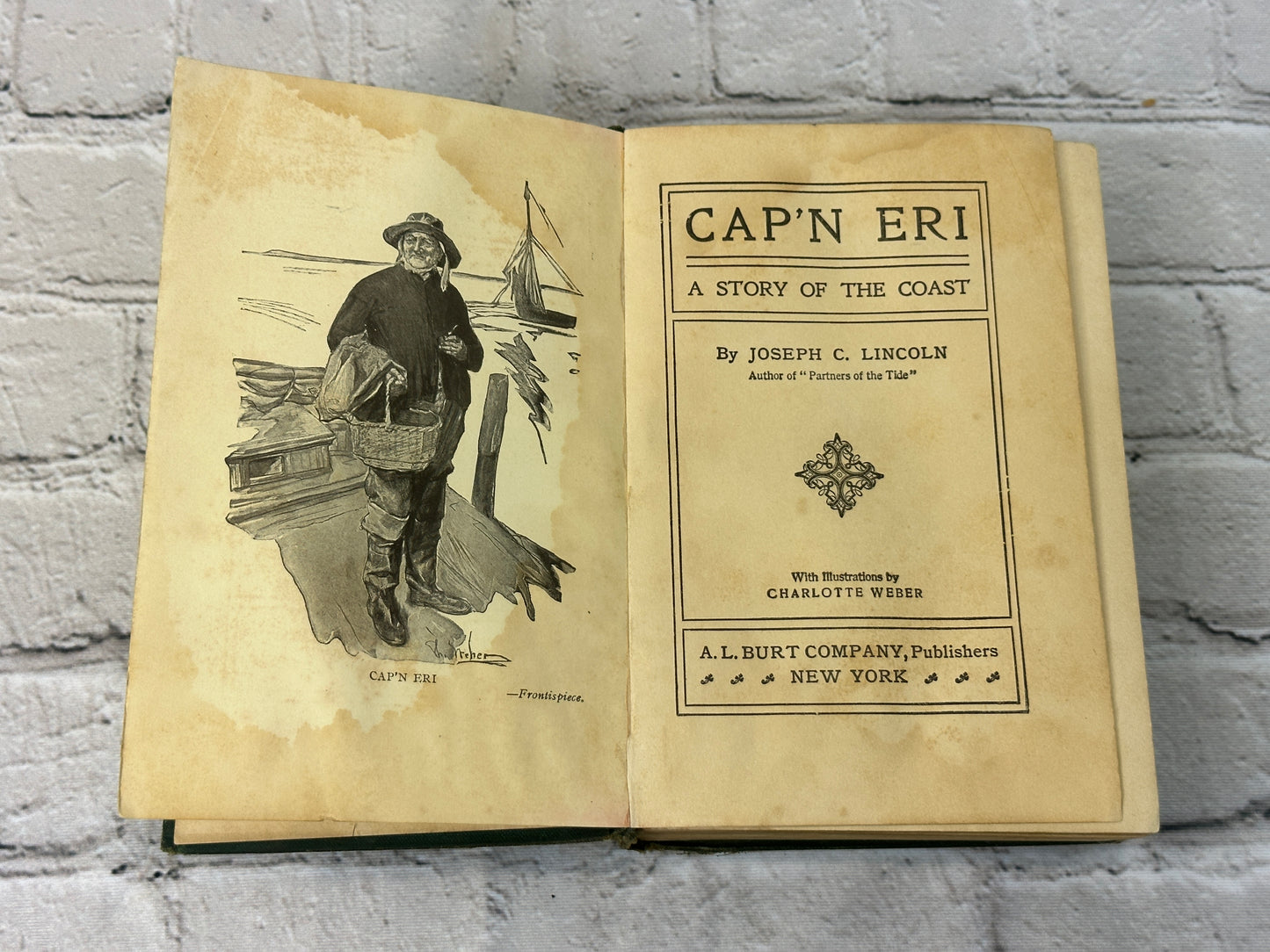 Cap'n Eri by Joseph C Lincoln w/ illustrations [1912 · Twelfth Printing]