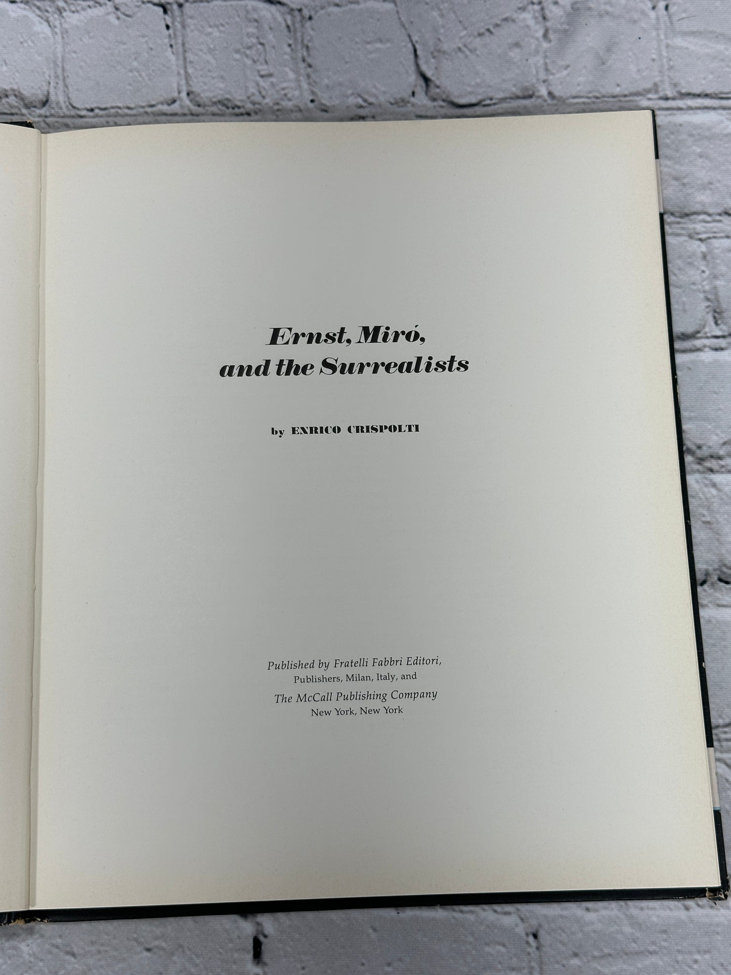 Ernst, Miro, and the Surrealists by Enrico Crispolti [1970]