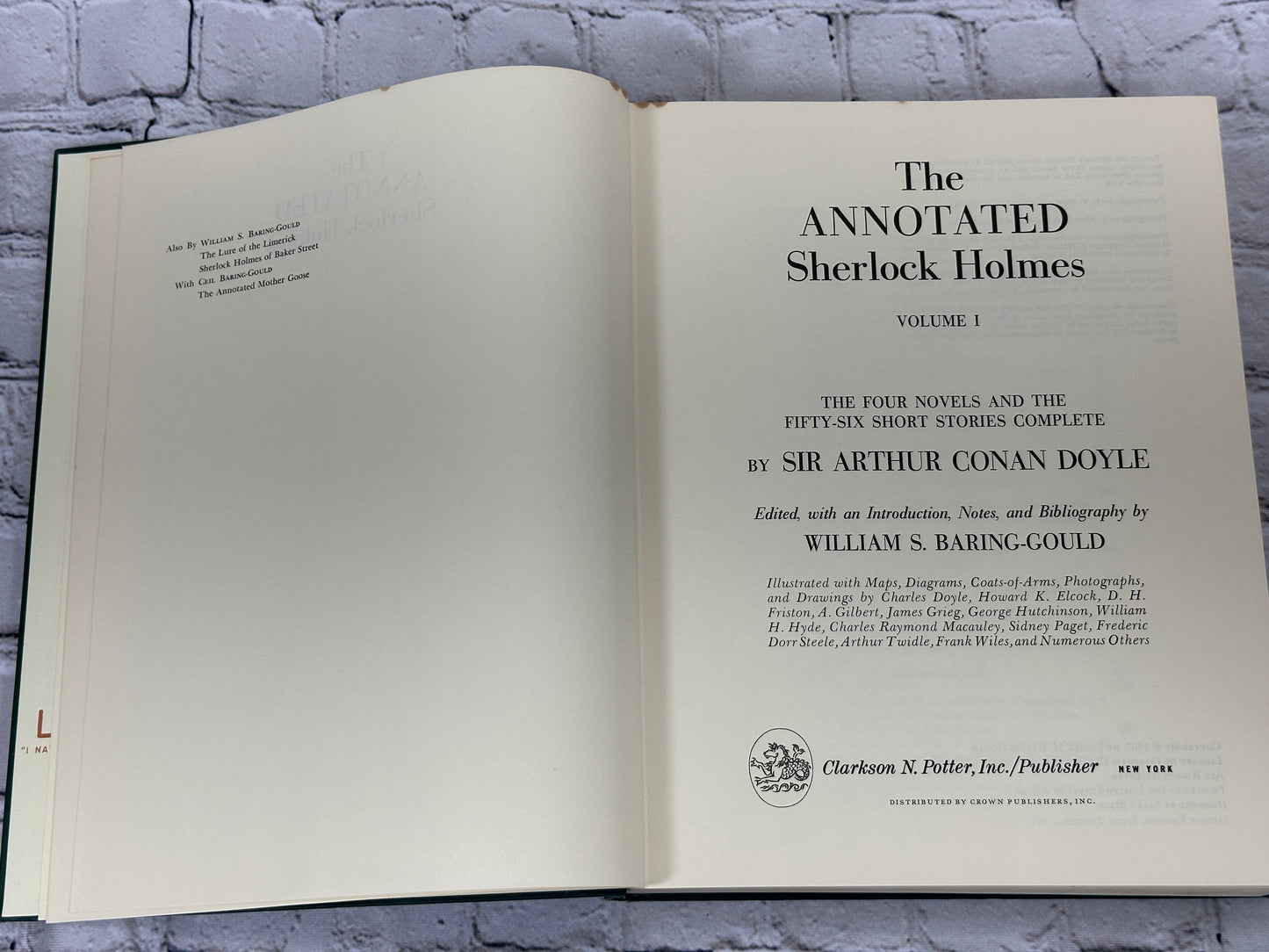 Annotated Sherlock Holmes 2 Vol. Set By William Baring-Gould [2nd Ed. · 1971]