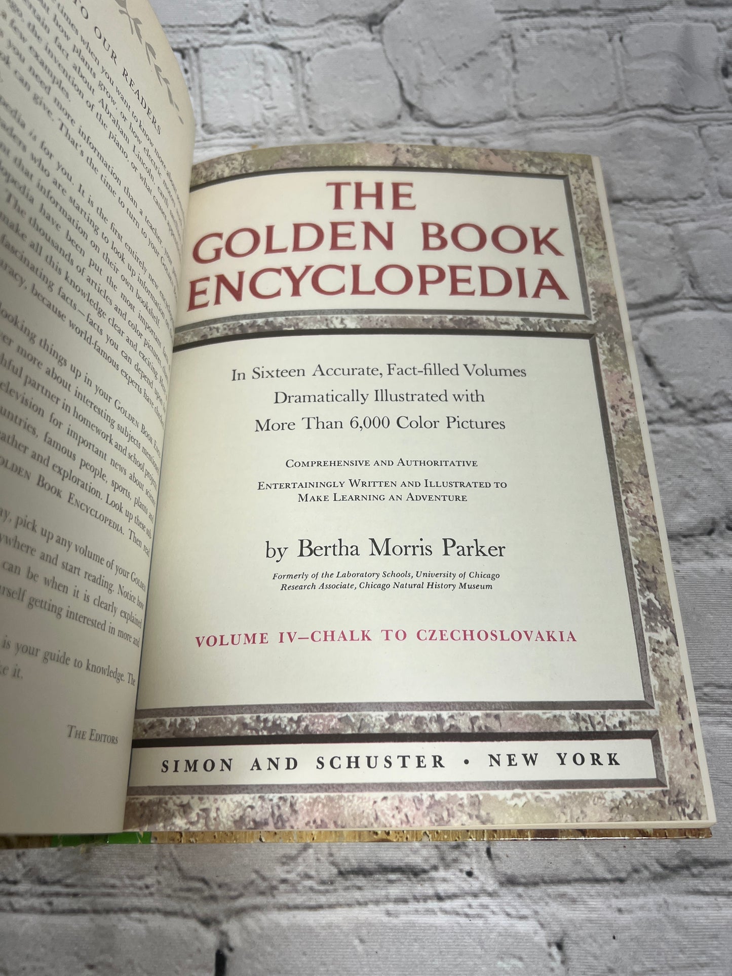 The Golden Book Encyclopedia Book 4 by Bertha Parker [Simon & Schuster · 1959]