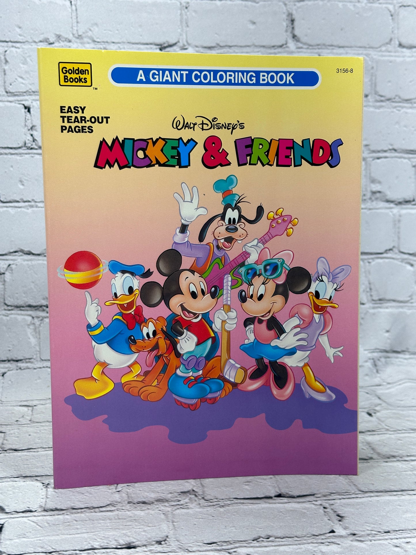 Golden Books A Giant Coloring Book Mickey & Friends [1994]