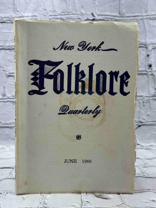 New York Folklore Quarterly (June 1966)