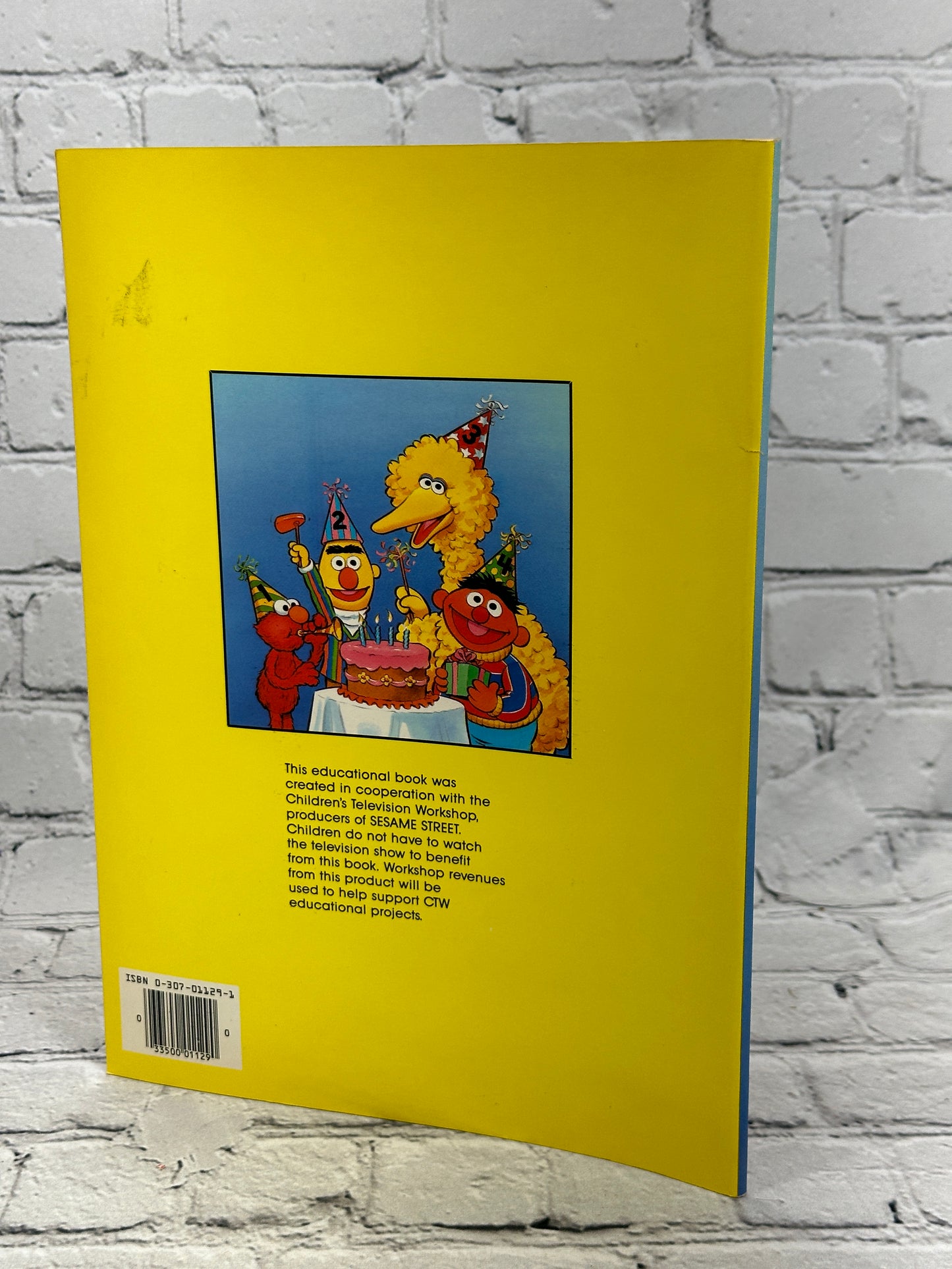 Golden A Big Coloring Book Sesame Street Numbers [1992]