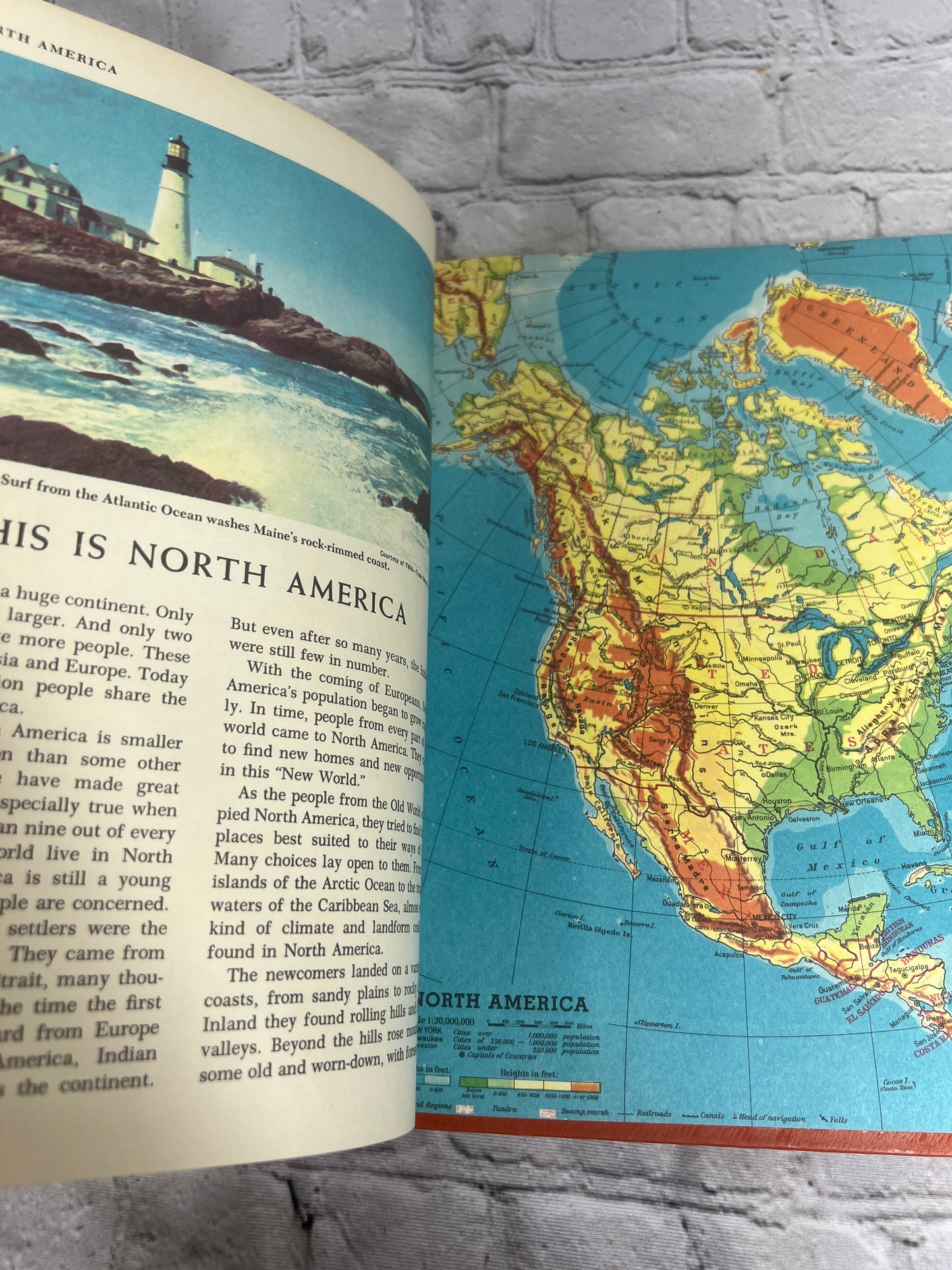 The Golden Book Picture Atlas of the World Book One by Phillip Bacon [1960]