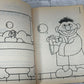 Golden A Big Coloring Book Sesame Street Numbers [1992]