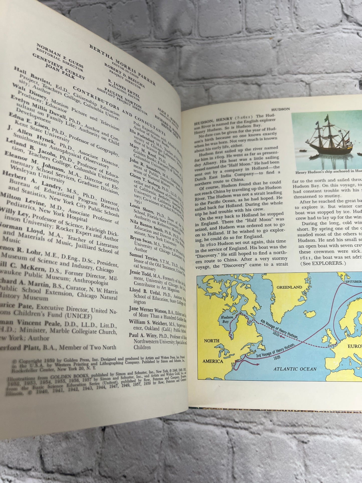 The Golden Book Encyclopedia Book 8 by Bertha Parker [Simon & Schuster · 1959]